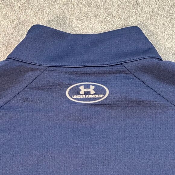 Auburn Tigers Under Armour Quarter Zip Pullover Men's Large Loose Fit Cold Gear - Picture 12 of 12